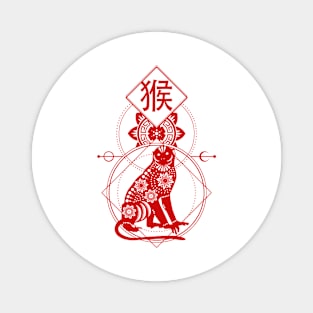 Chinese, Zodiac, Monkey, Astrology, Star sign Magnet